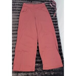 Promover Wide Leg Pants Women's M (8/10) Cropped Yoga Lounge Athleisure Pockets